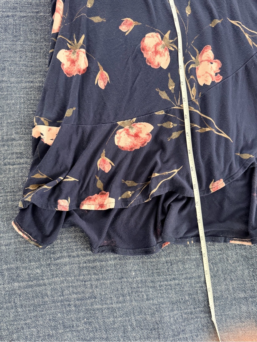 Isabel Maternity by Ingrid & Isabel Navy Maxi Dress with Pink Floral Print - Picture 12 of 14